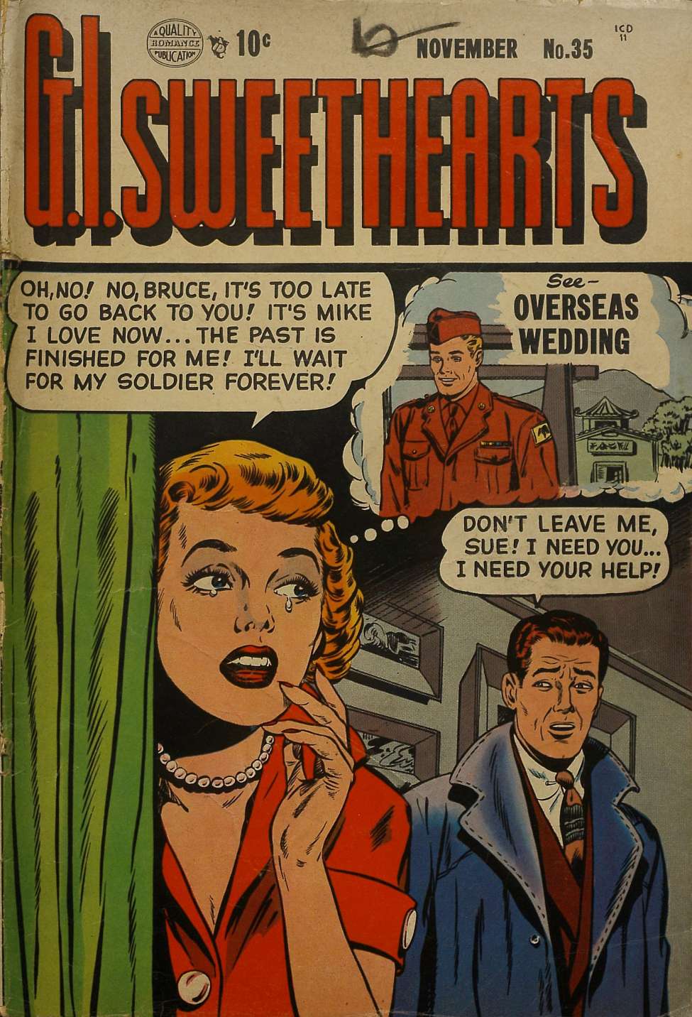 Comic Book Cover For G.I. Sweethearts 35