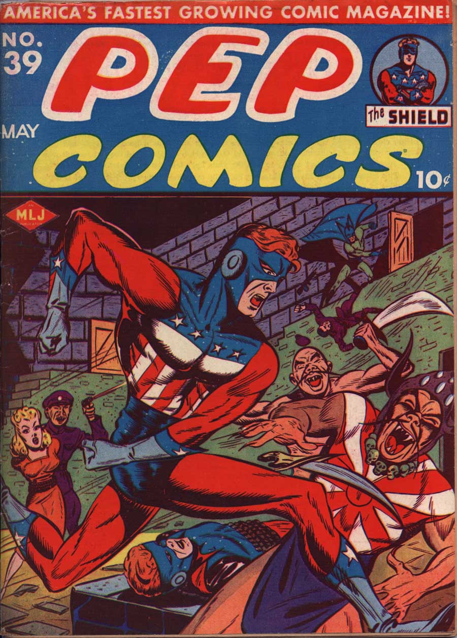 Comic Book Cover For Pep Comics 39