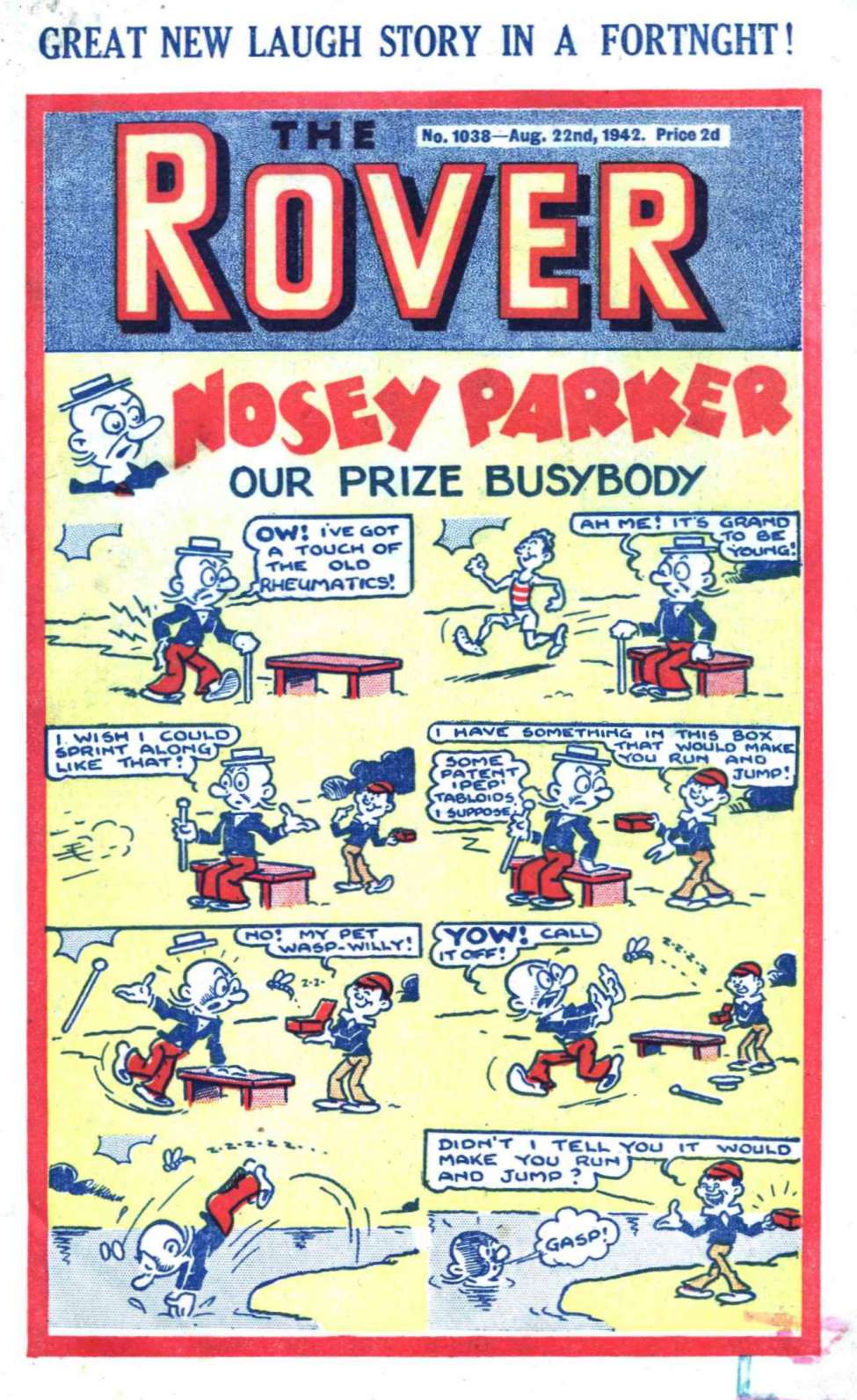 Comic Book Cover For The Rover 1038