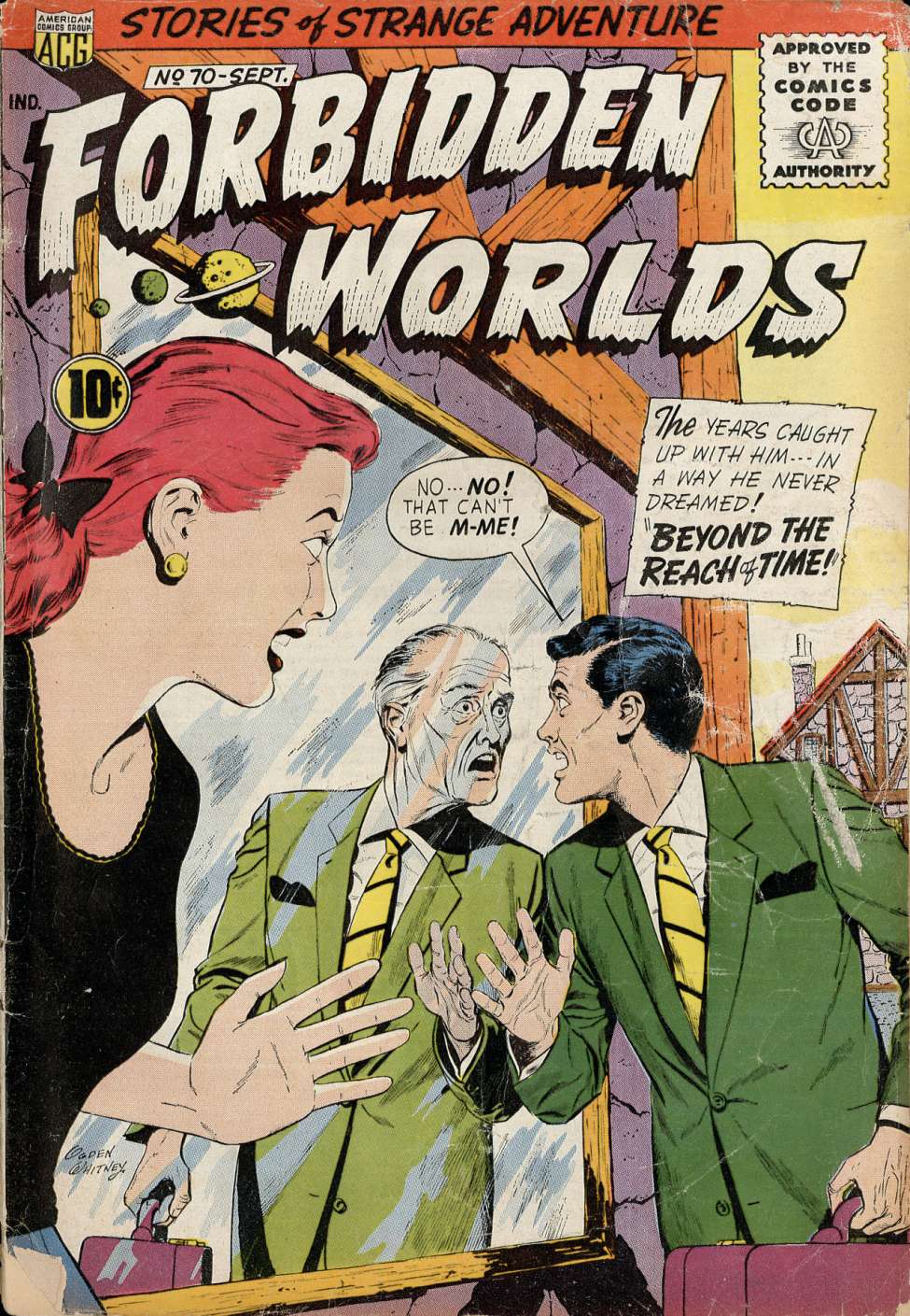 Comic Book Cover For Forbidden Worlds 70