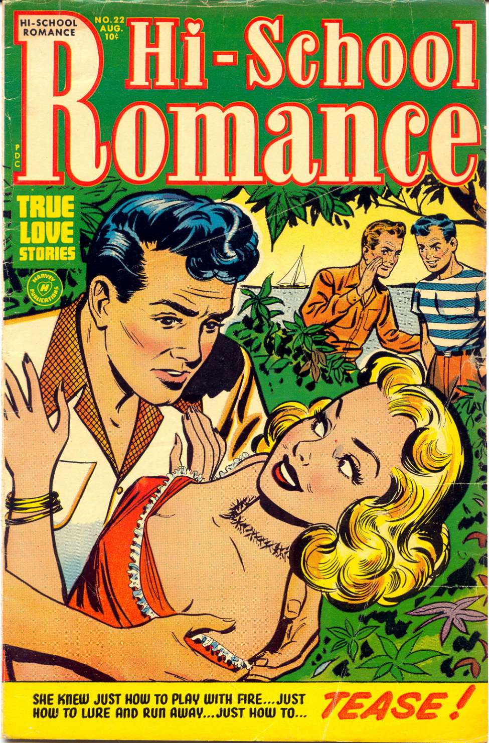 Comic Book Cover For Hi-School Romance 22