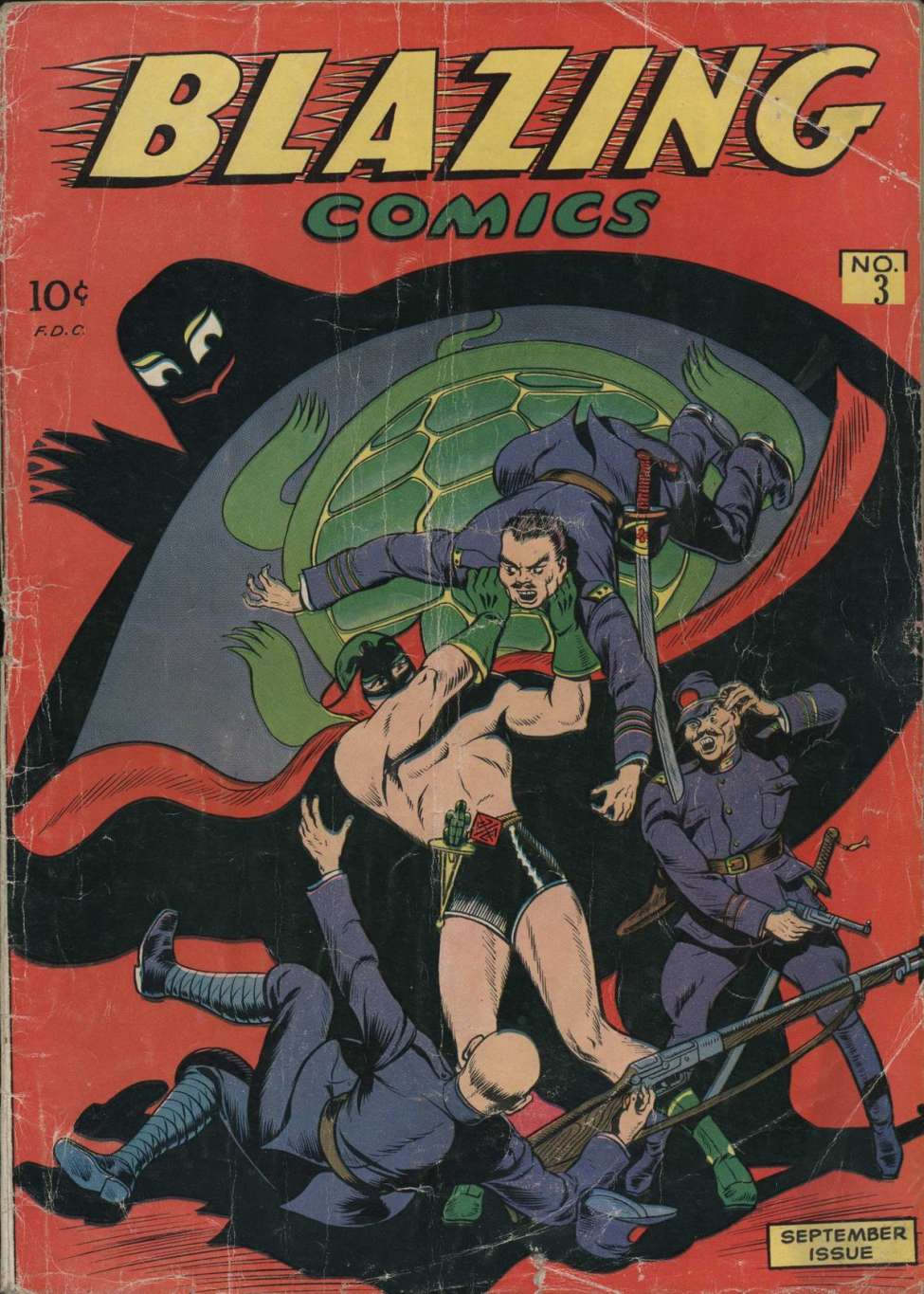 Comic Book Cover For Blazing Comics 3