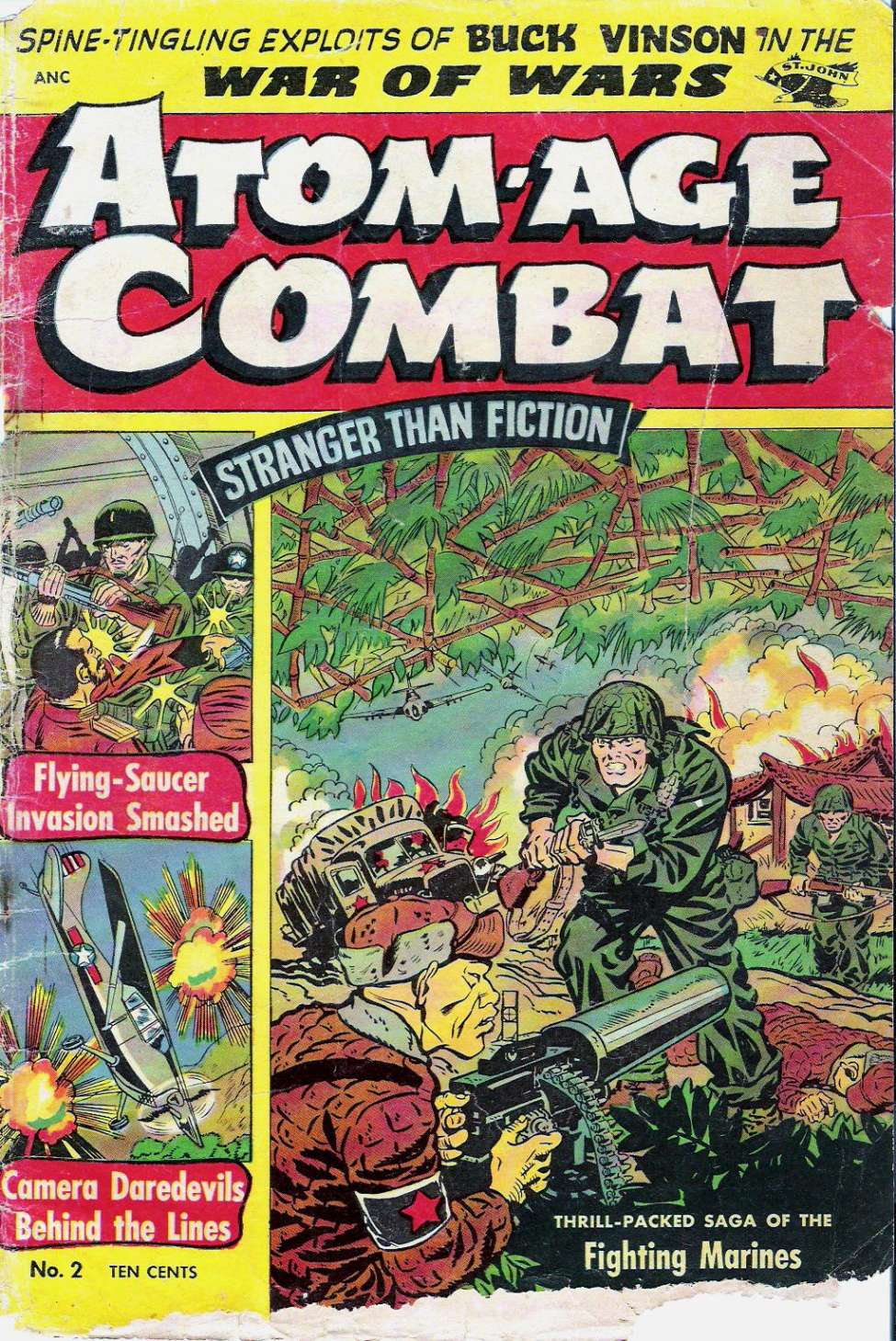 Comic Book Cover For Atom-Age Combat 2 - Version 1