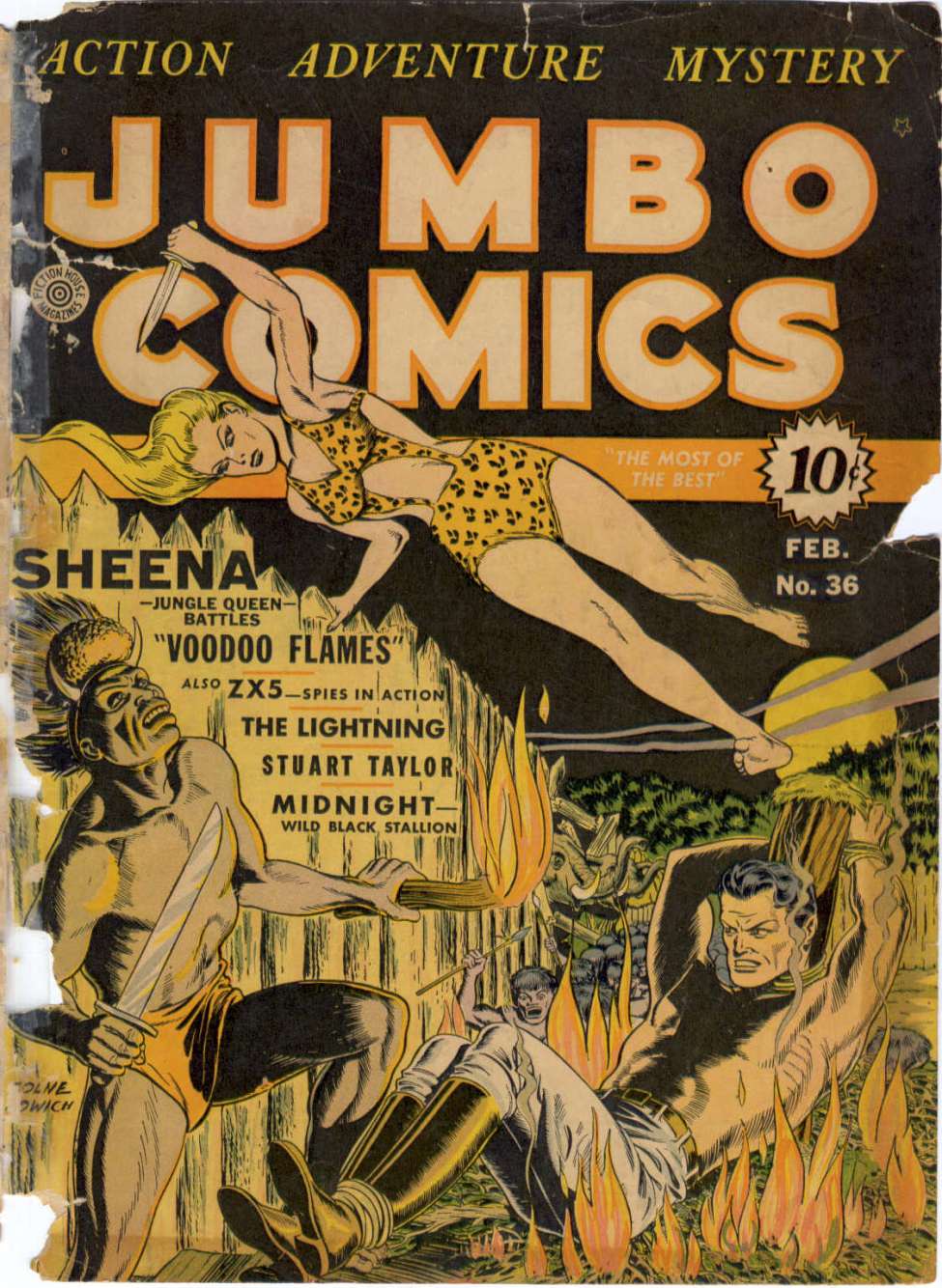 Book Cover For Jumbo Comics 36