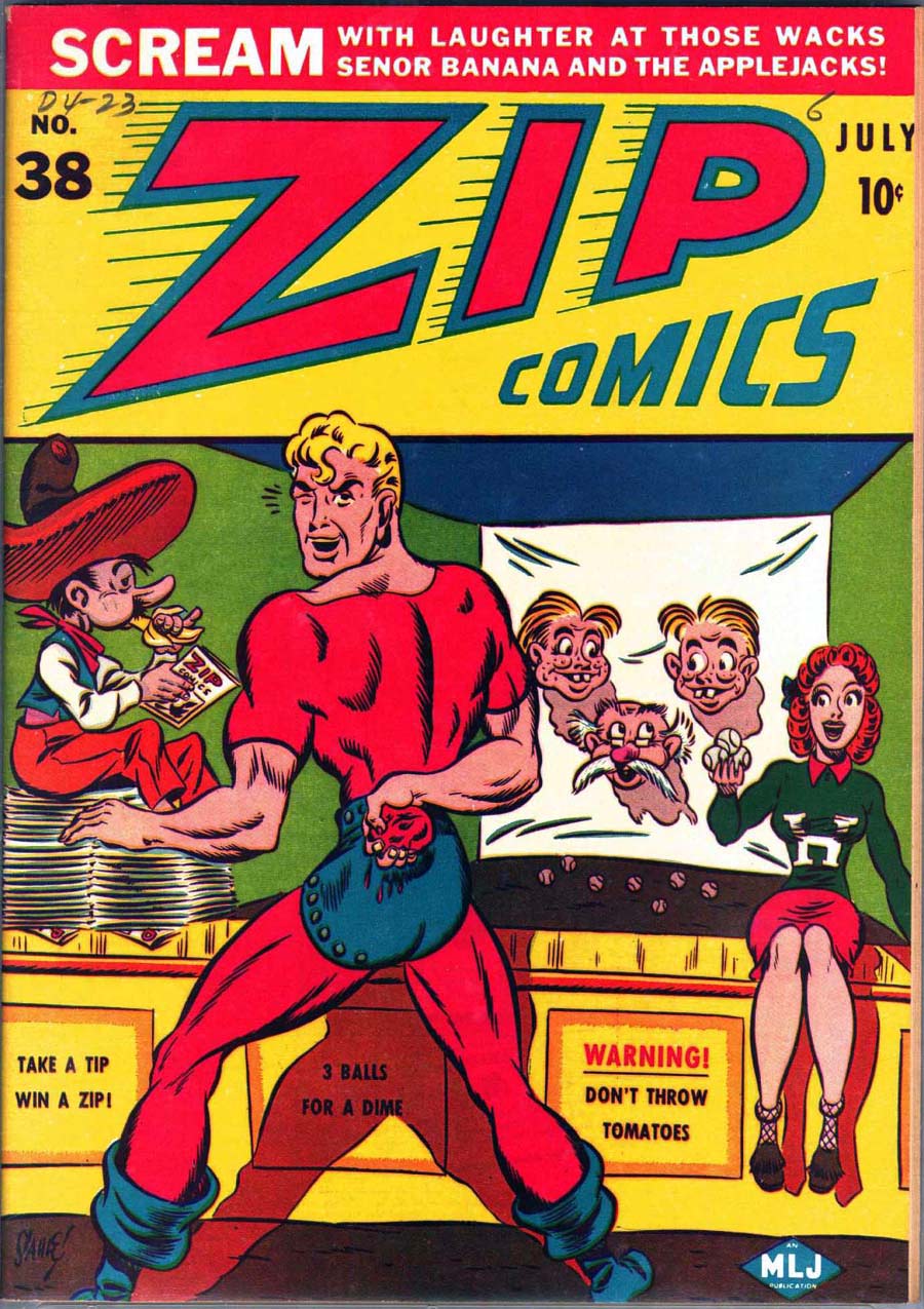 Book Cover For Zip Comics 38