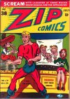 Cover For Zip Comics 38