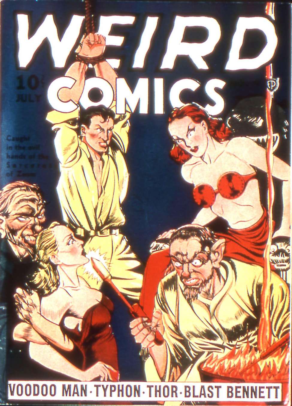 Comic Book Cover For Weird Comics 4 (fiche)
