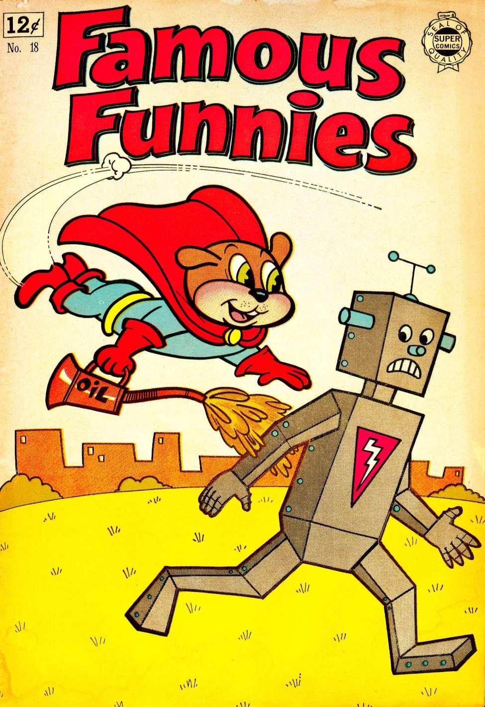 Book Cover For Famous Funnies 18