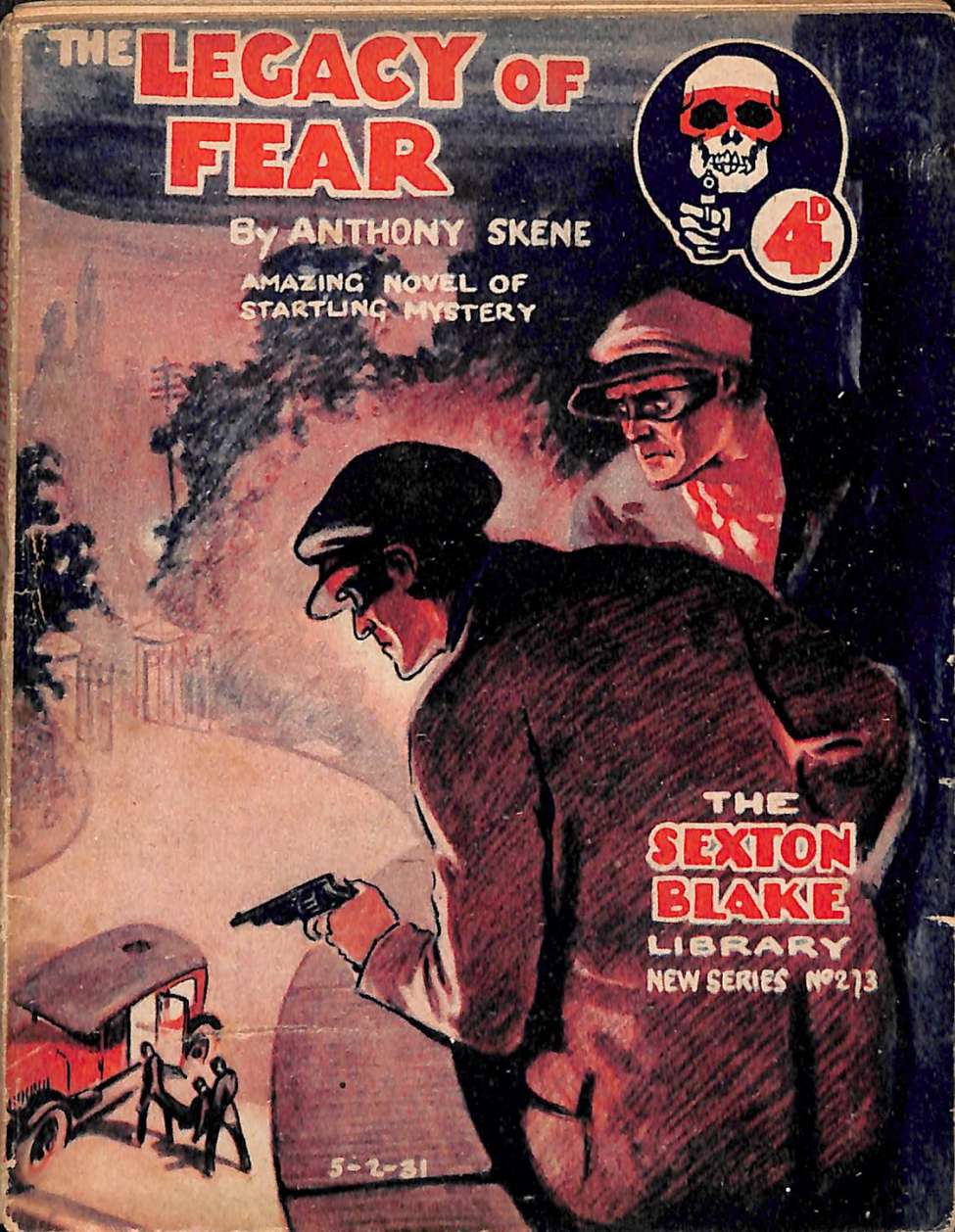 Book Cover For Sexton Blake Library S2 273 - The Legacy of Fear