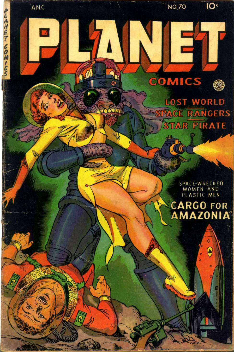 Comic Book Cover For Planet Comics 70