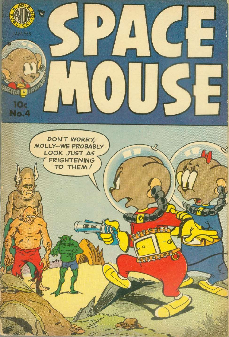 Comic Book Cover For Space Mouse 4