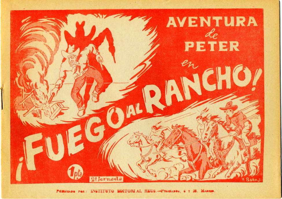 Book Cover For Aventura de Peter 2 - ¡Fuego al Rancho!