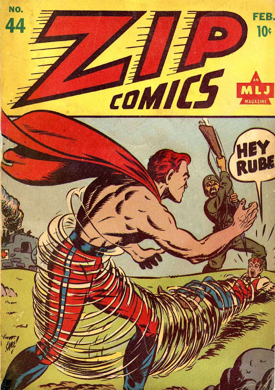 Comic Book Cover For Zip Comics 44