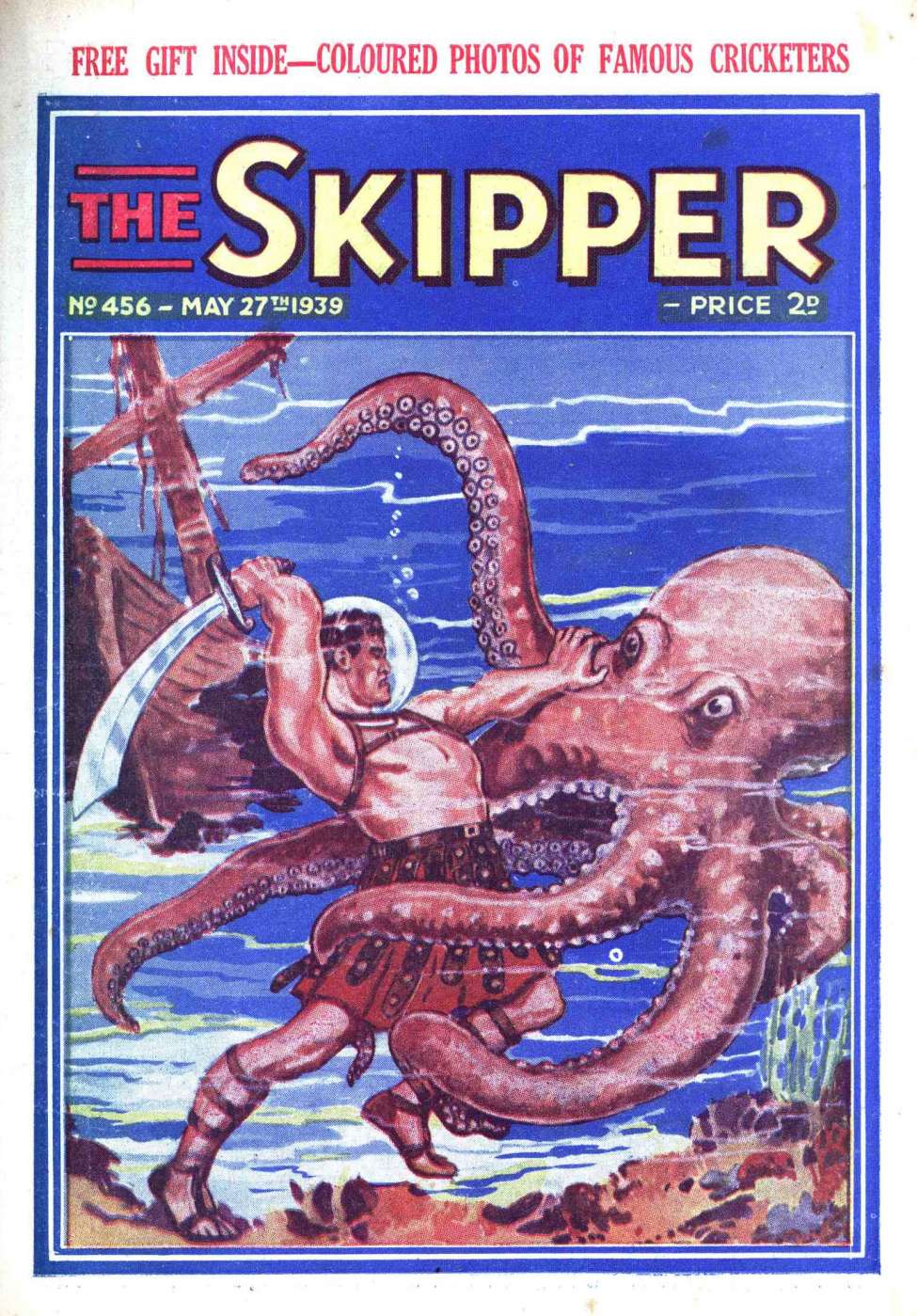 Comic Book Cover For The Skipper 456