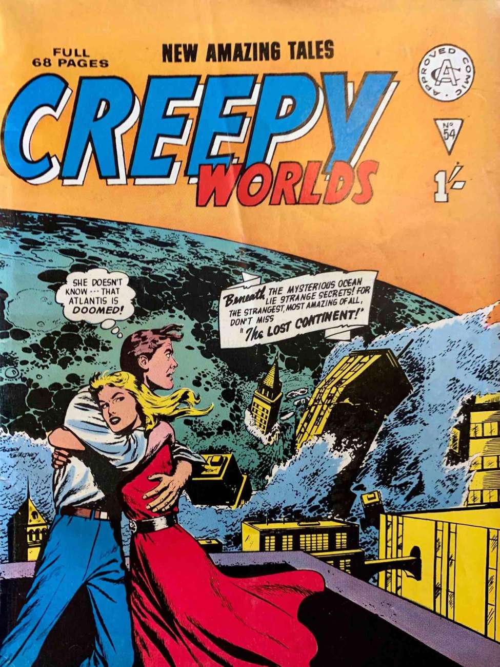 Book Cover For Creepy Worlds 54