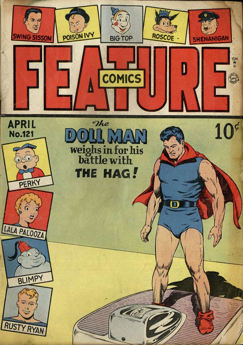 Comic Book Cover For Feature Comics 121