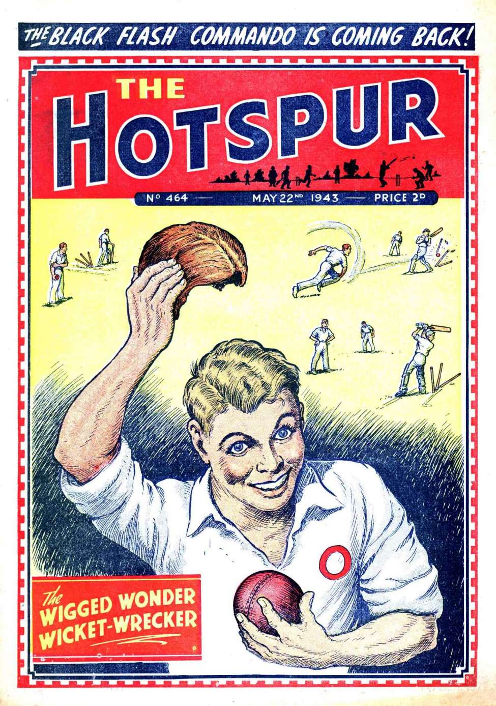 Comic Book Cover For The Hotspur 464