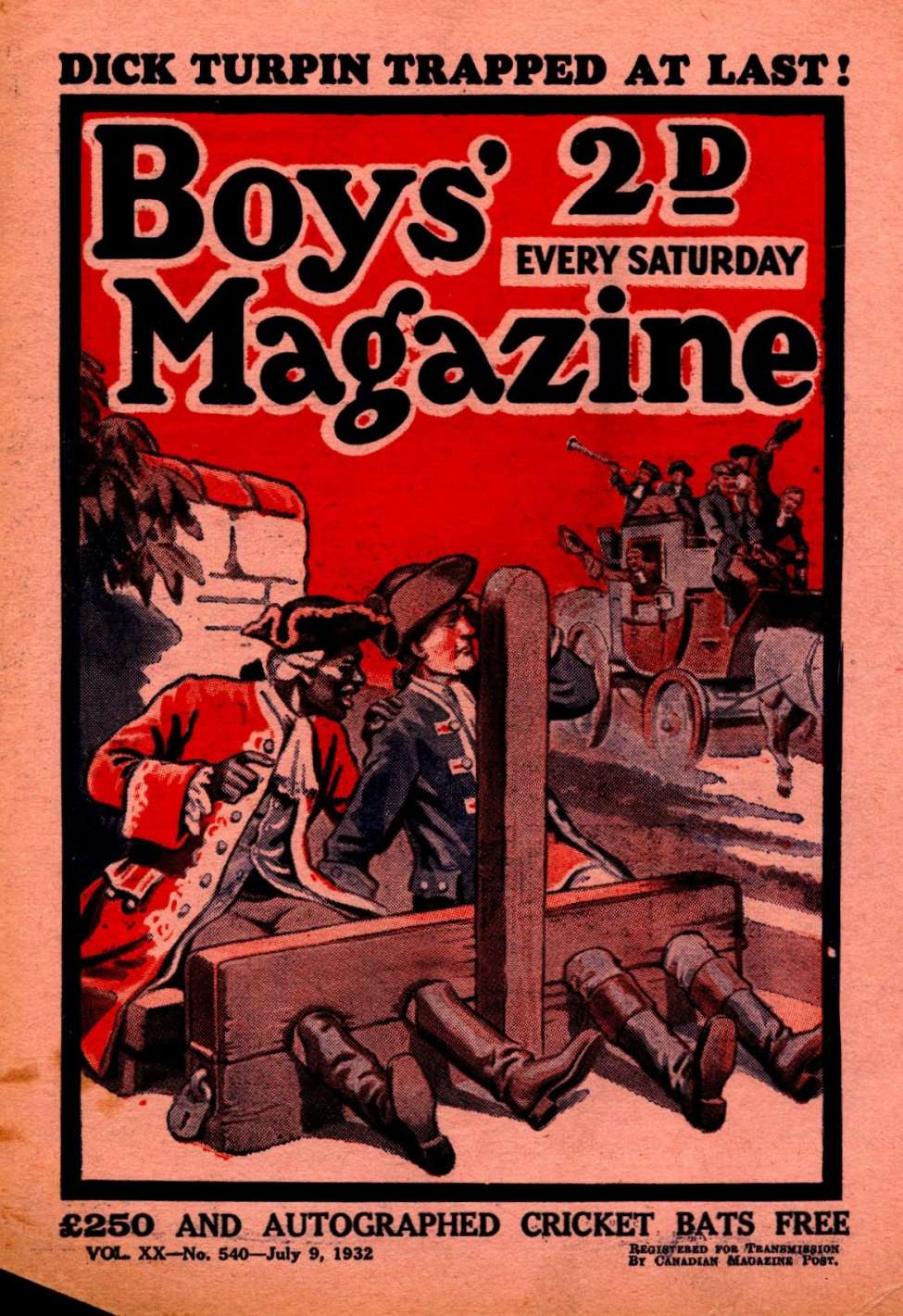 Book Cover For Boys' Magazine 540