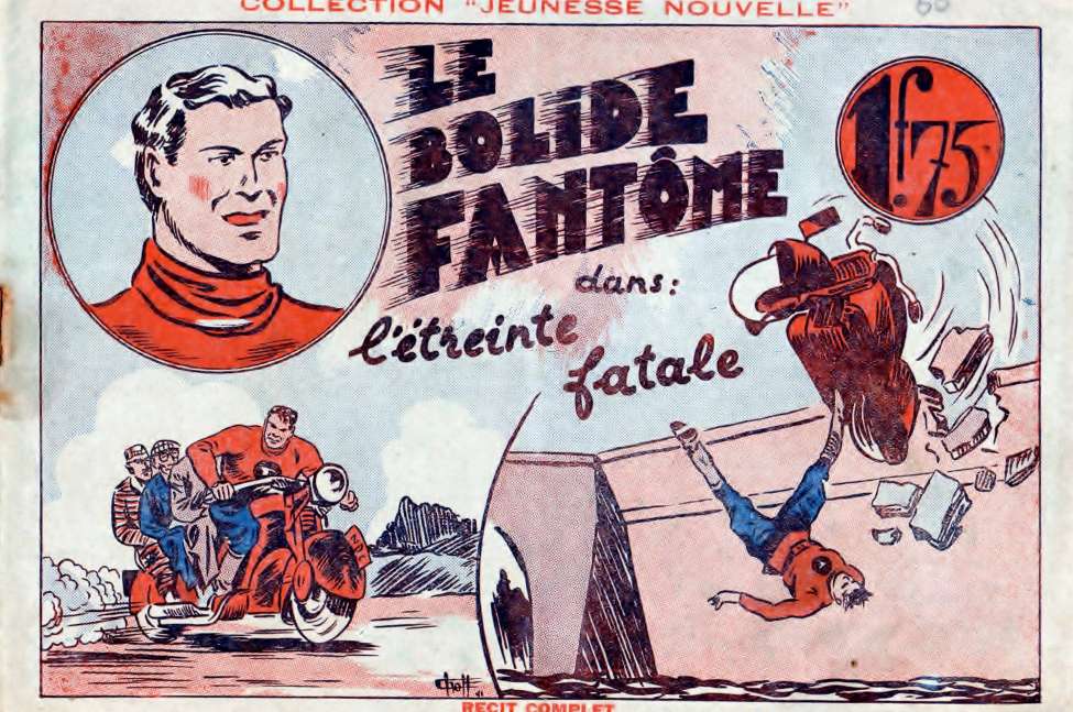 Comic Book Cover For Le Bolide Fantome dans l'etreinte fatale