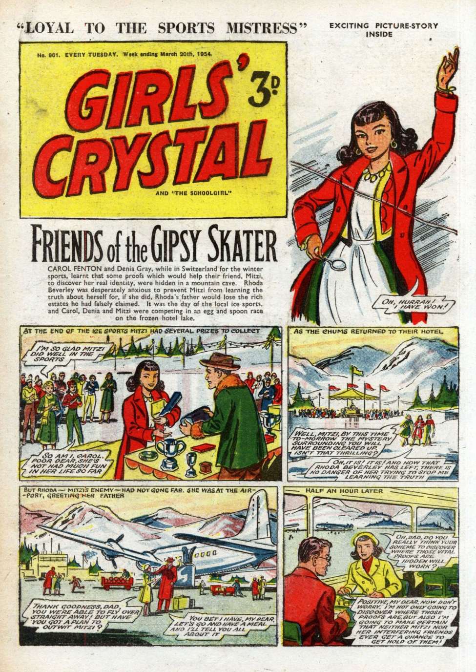 Comic Book Cover For Girls' Crystal 961