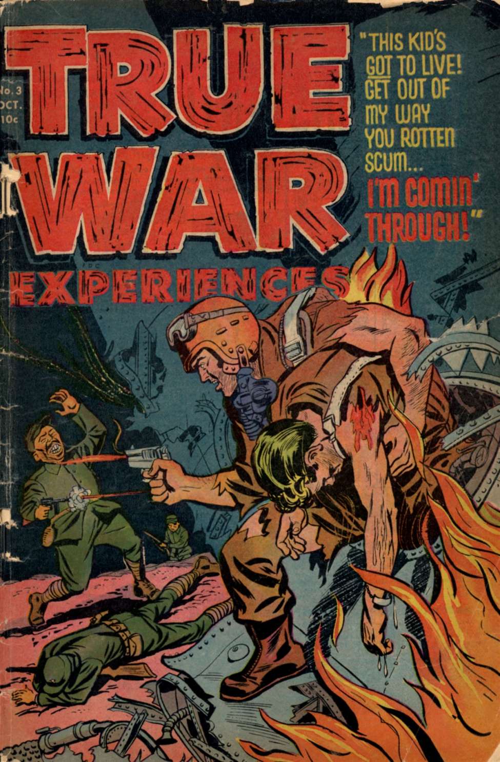 Comic Book Cover For True War Experiences 3