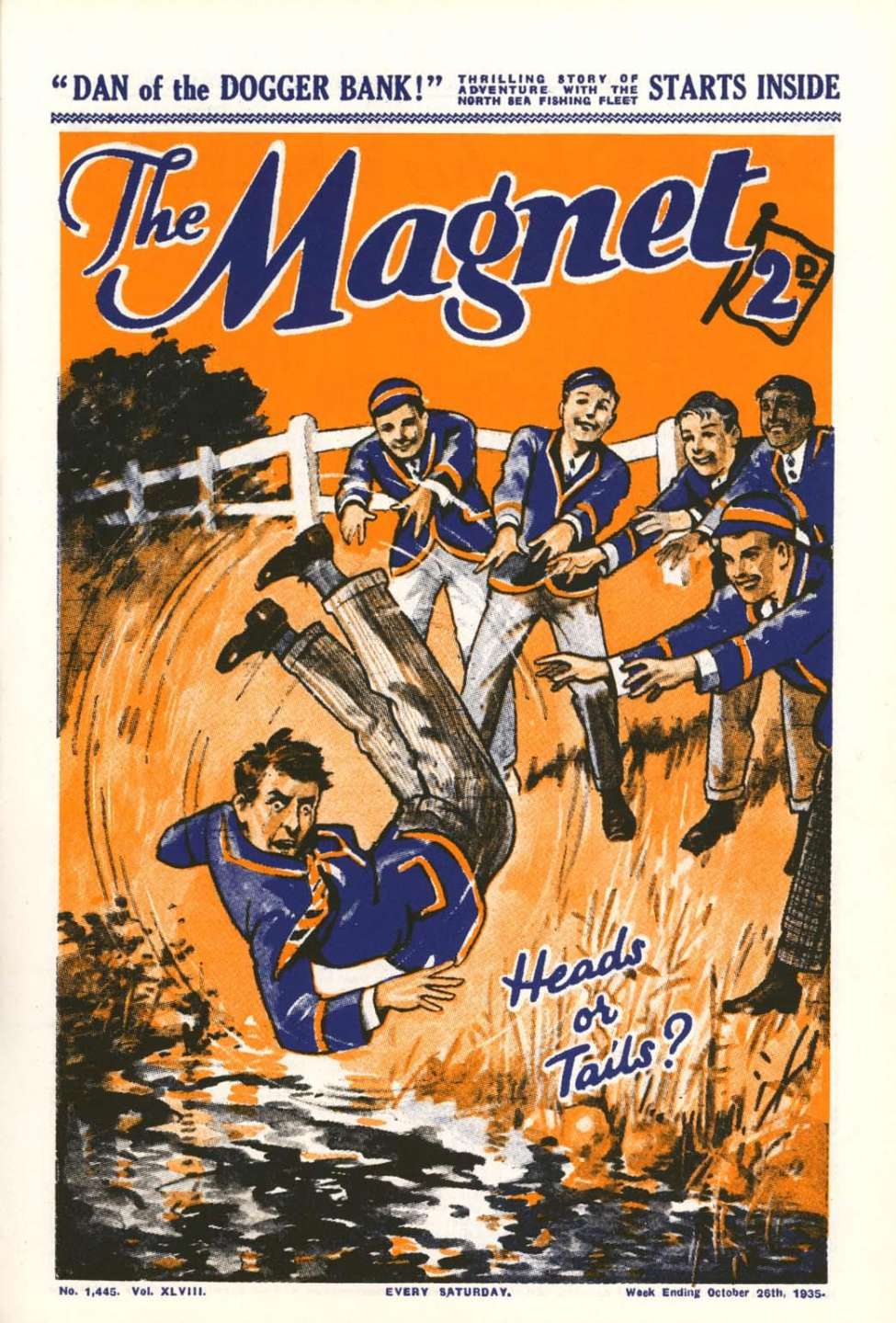 Book Cover For The Magnet 1445 - Saved by His Enemy!