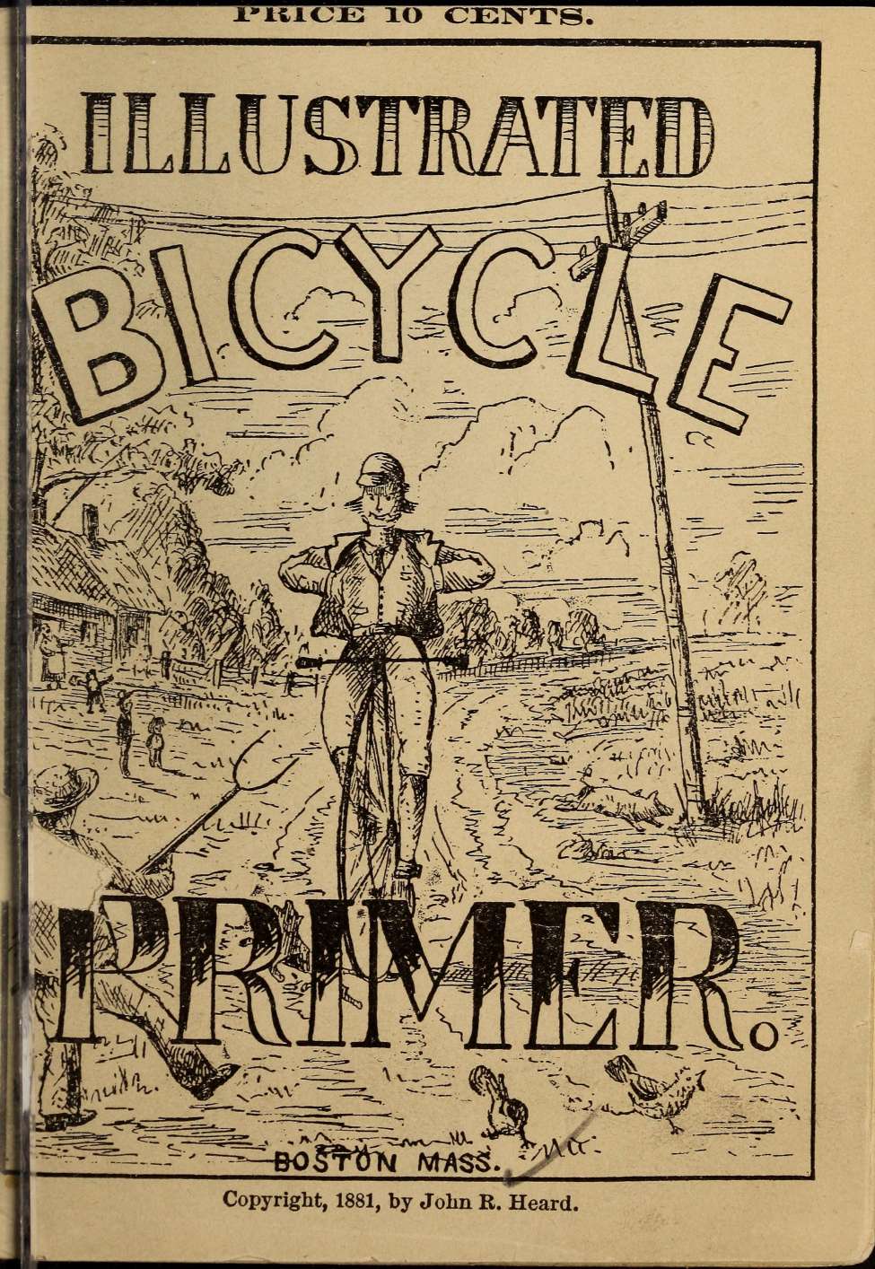 Book Cover For Illustrated Bicycle Primer