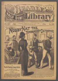 Large Thumbnail For Beadle's Half Dime Library 820 - Nobby Nat, the Tenderfoot Detective