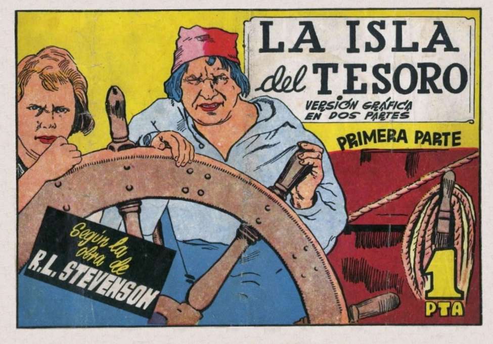 Comic Book Cover For Aventuras Célebres - La isla del tesoro Parte 1