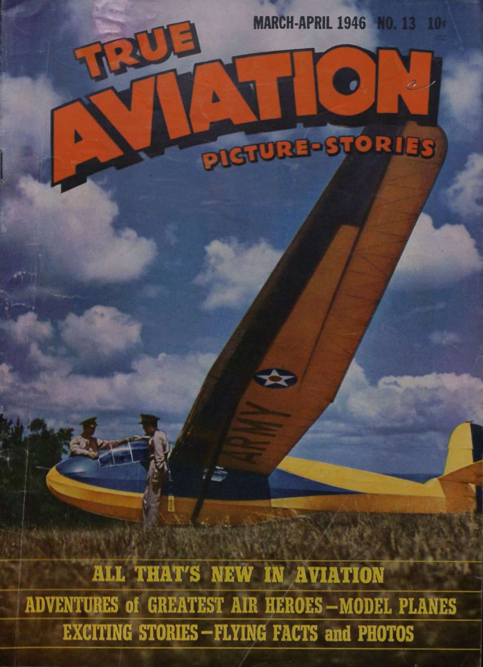 Comic Book Cover For True Aviation Picture Stories 13