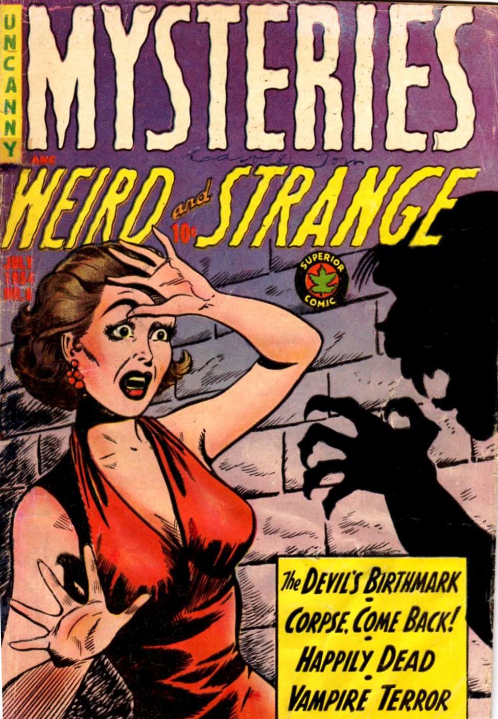 Book Cover For Mysteries Weird and Strange 8