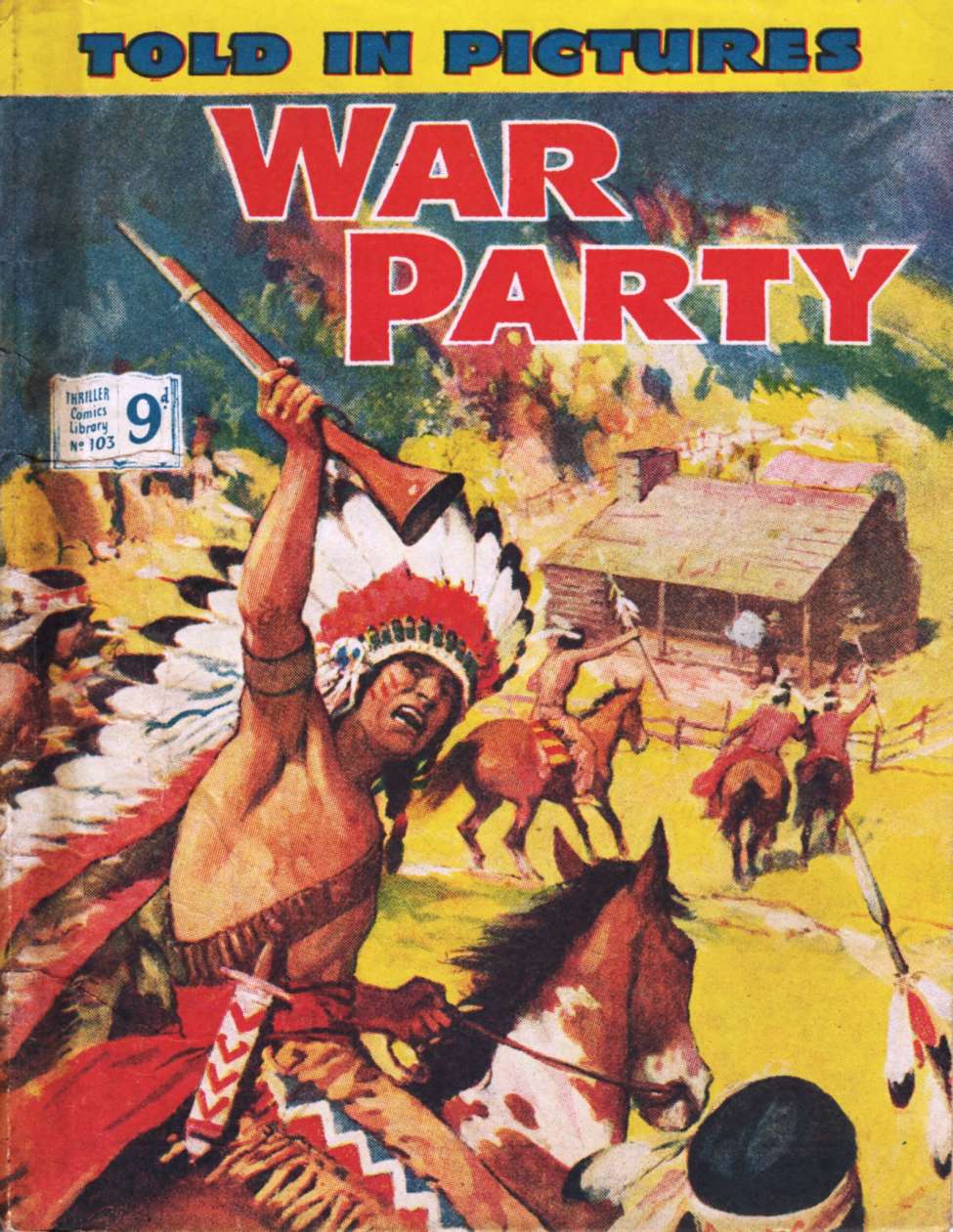 Book Cover For Thriller Comics Library 103 - War Party
