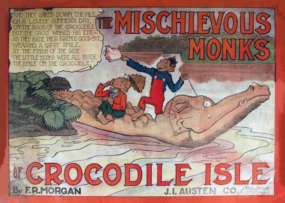 Book Cover For Mischievous Monks of Crocodile Isle