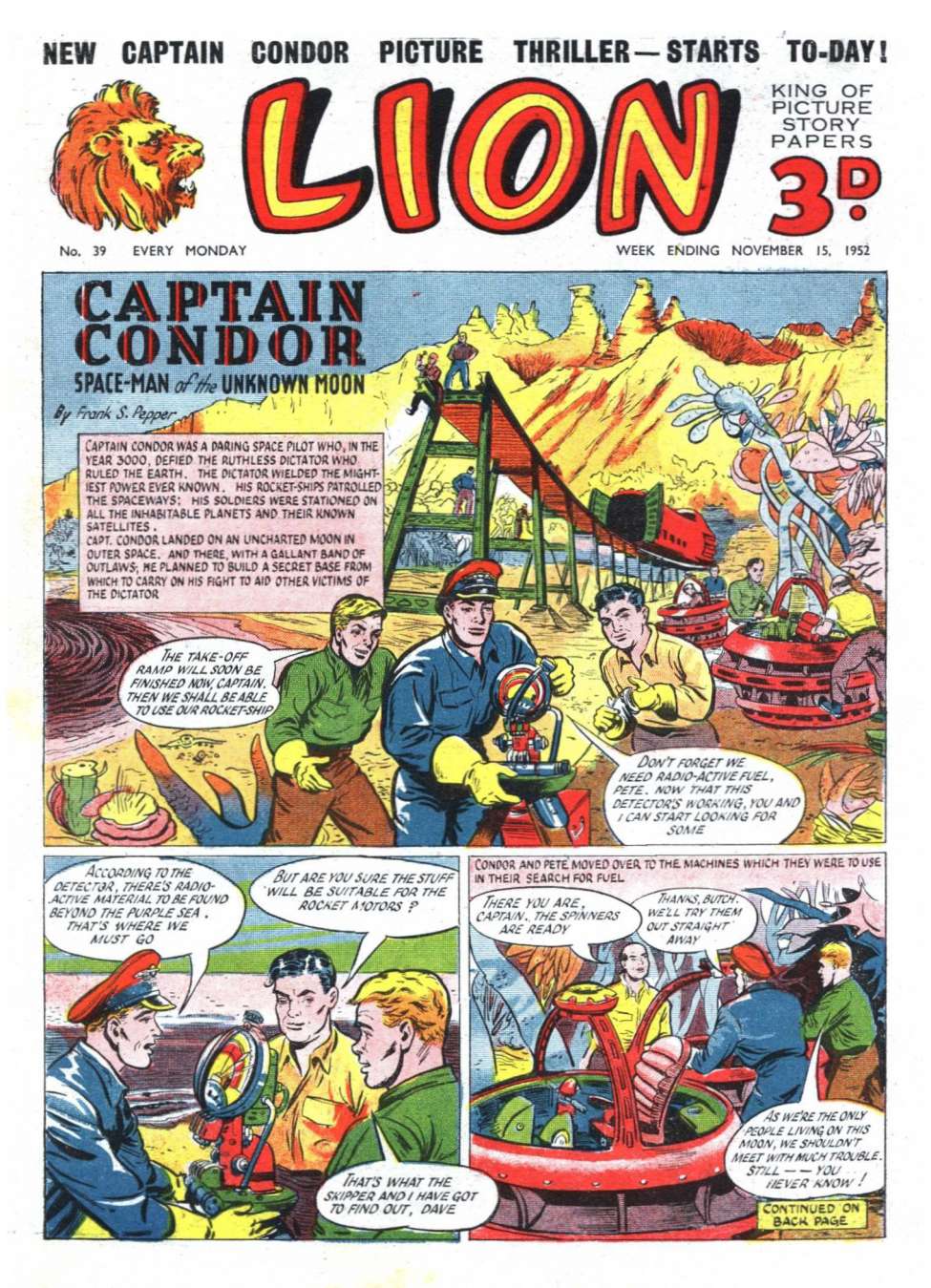 Comic Book Cover For Lion 39