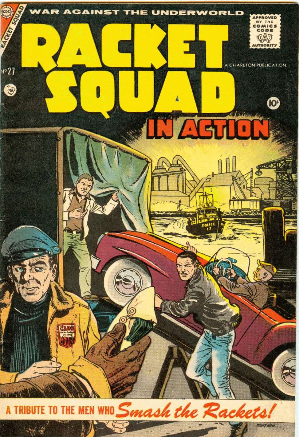 Comic Book Cover For Racket Squad in Action 27