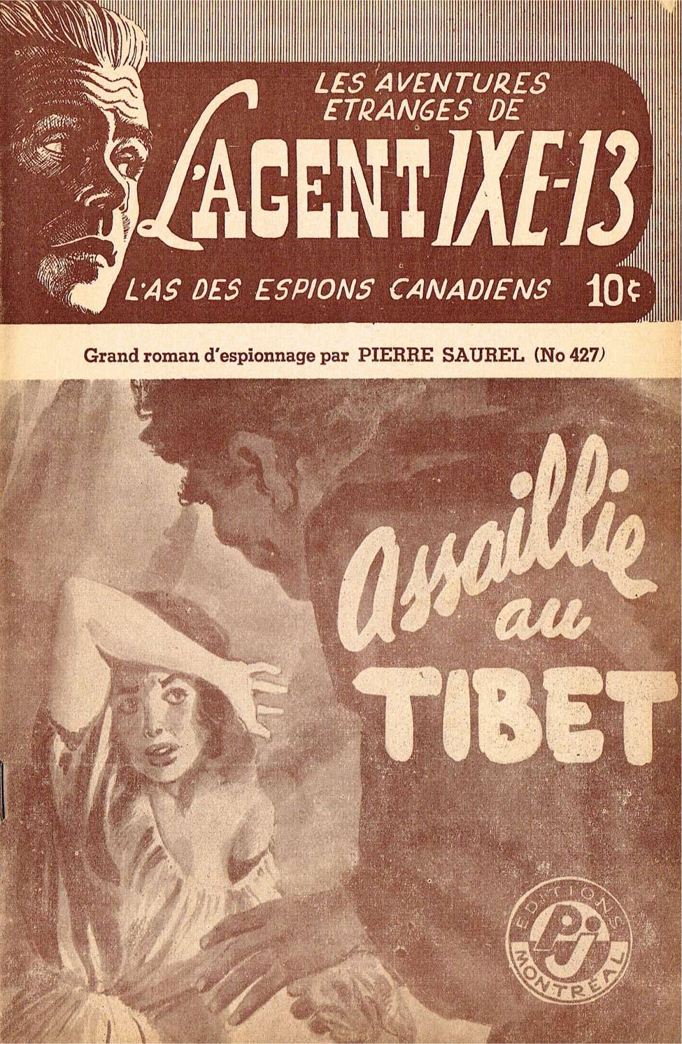 Book Cover For L'Agent IXE-13 v2 427 - Assaillie au Tibet
