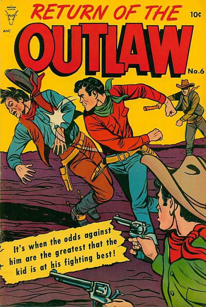 Comic Book Cover For Return of the Outlaw 6