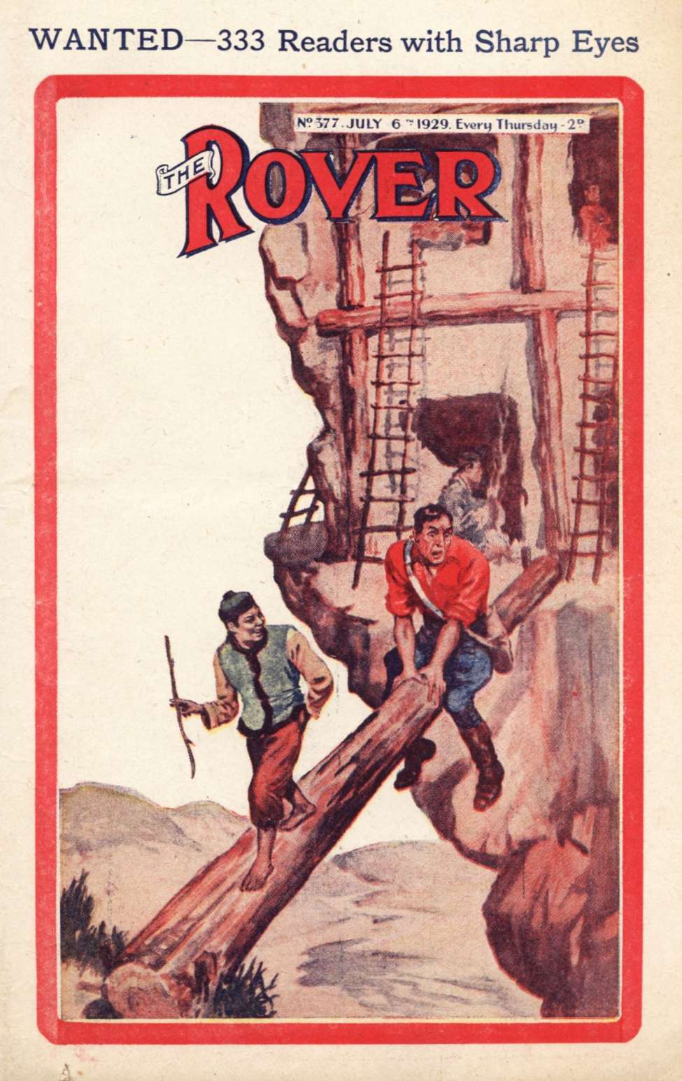 Comic Book Cover For The Rover 377