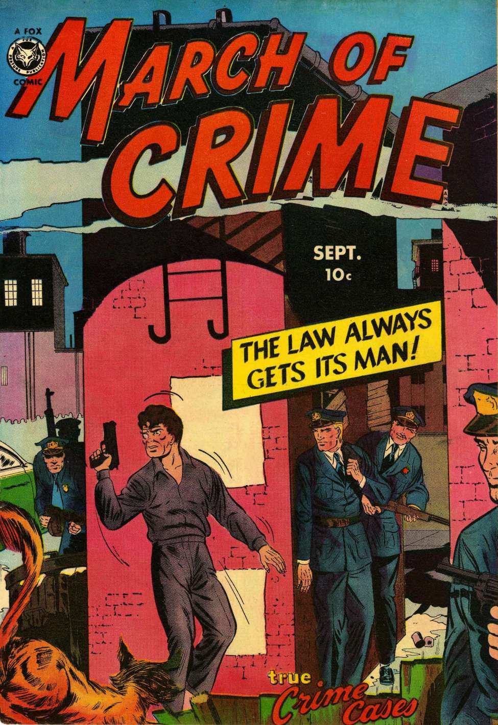 Comic Book Cover For March of Crime 2