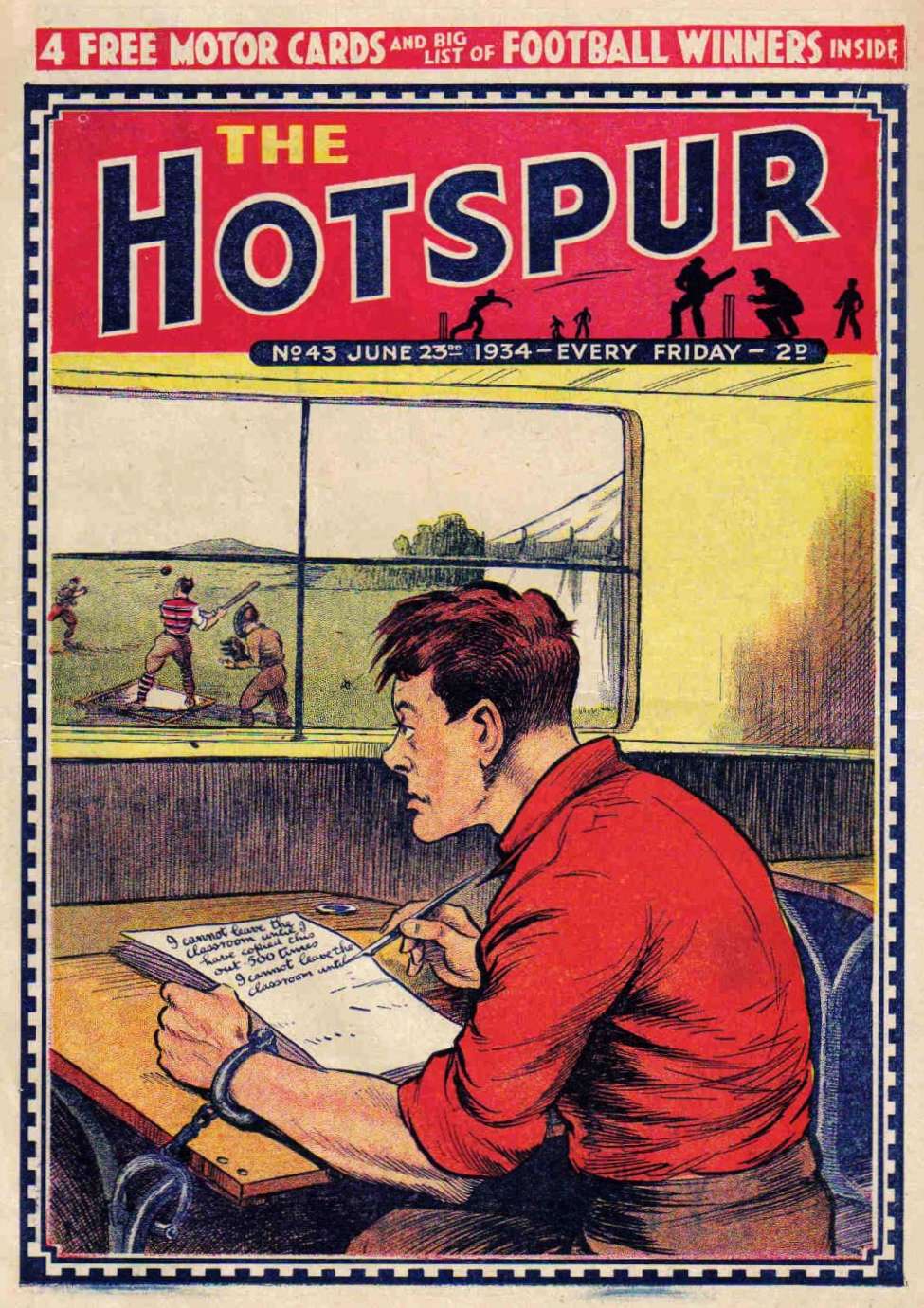 Comic Book Cover For The Hotspur 43