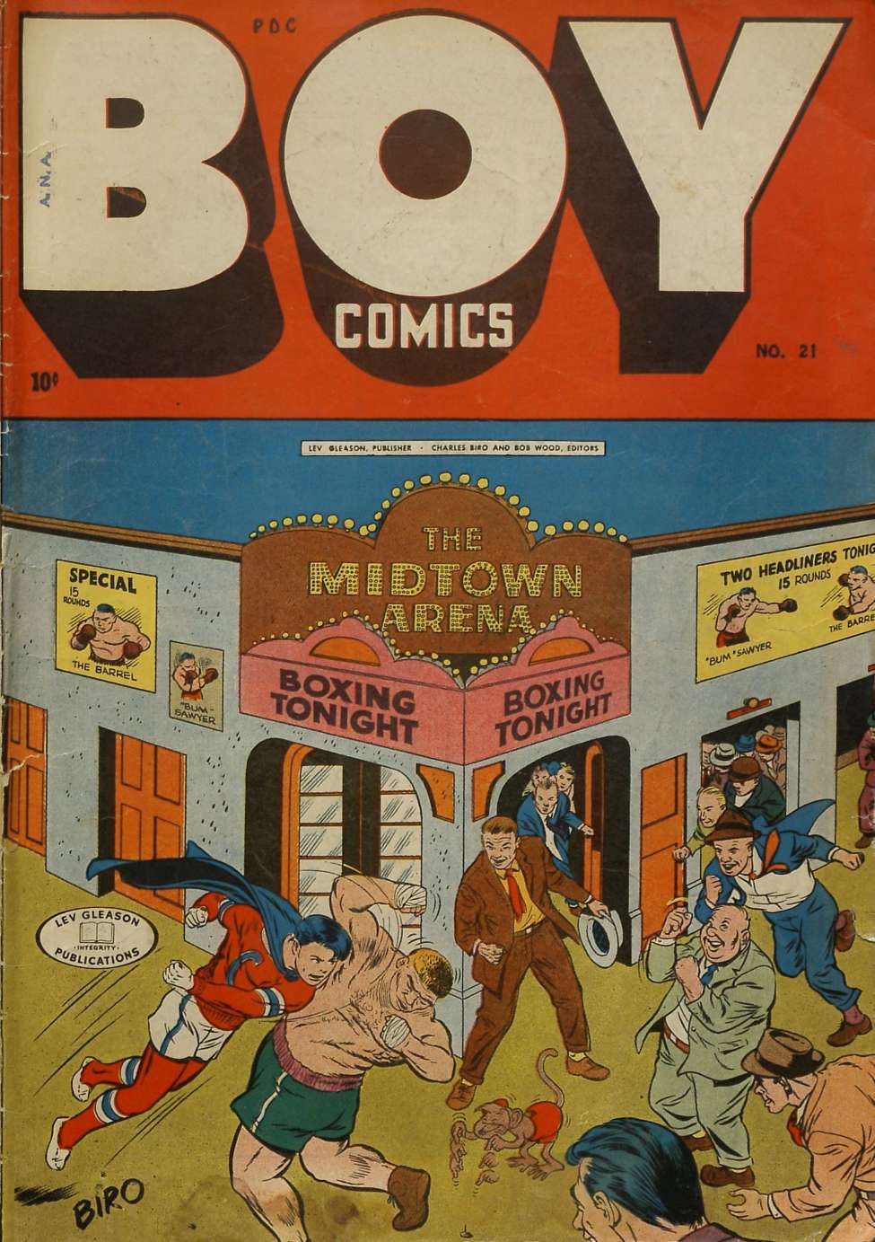 Comic Book Cover For Boy Comics 21