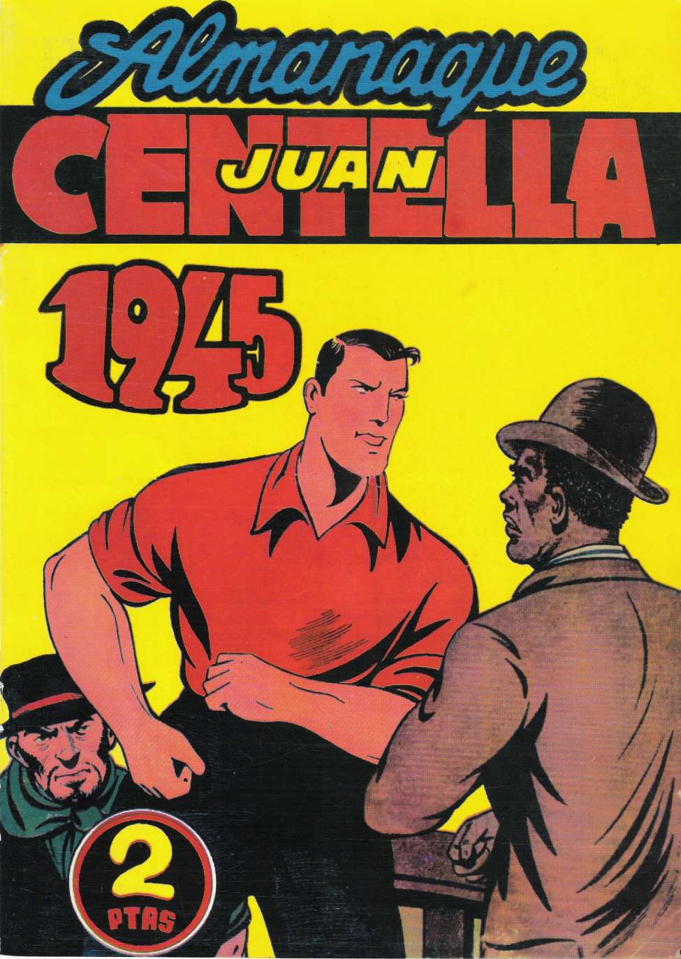 Comic Book Cover For Juan Centella Almanaque 1945