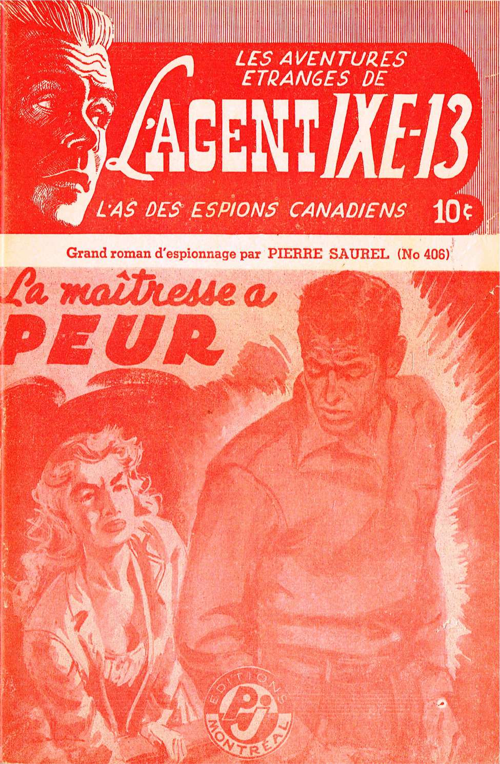 Book Cover For L'Agent IXE-13 v2 406 - La maîtresse a peur