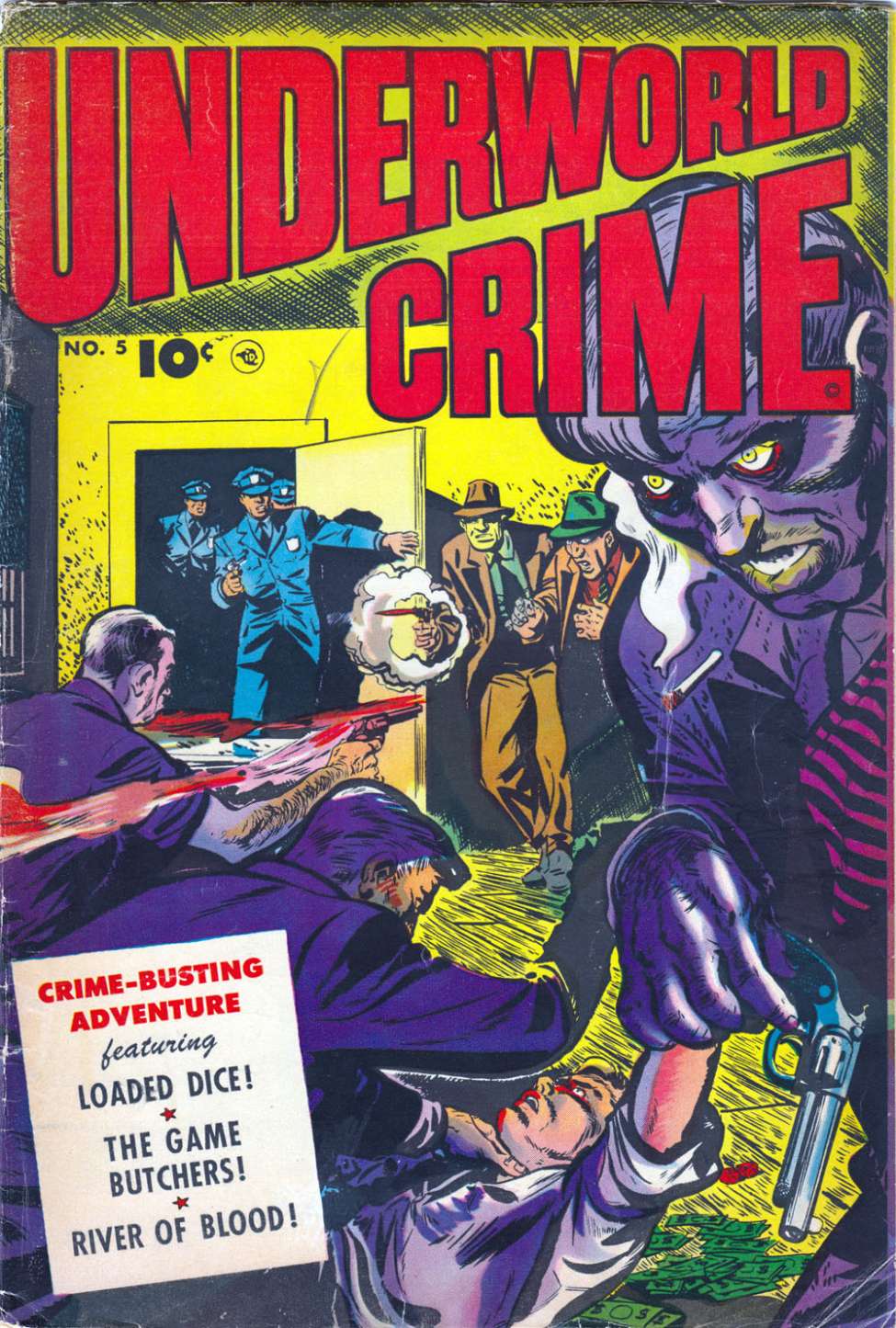 Comic Book Cover For Underworld Crime 5
