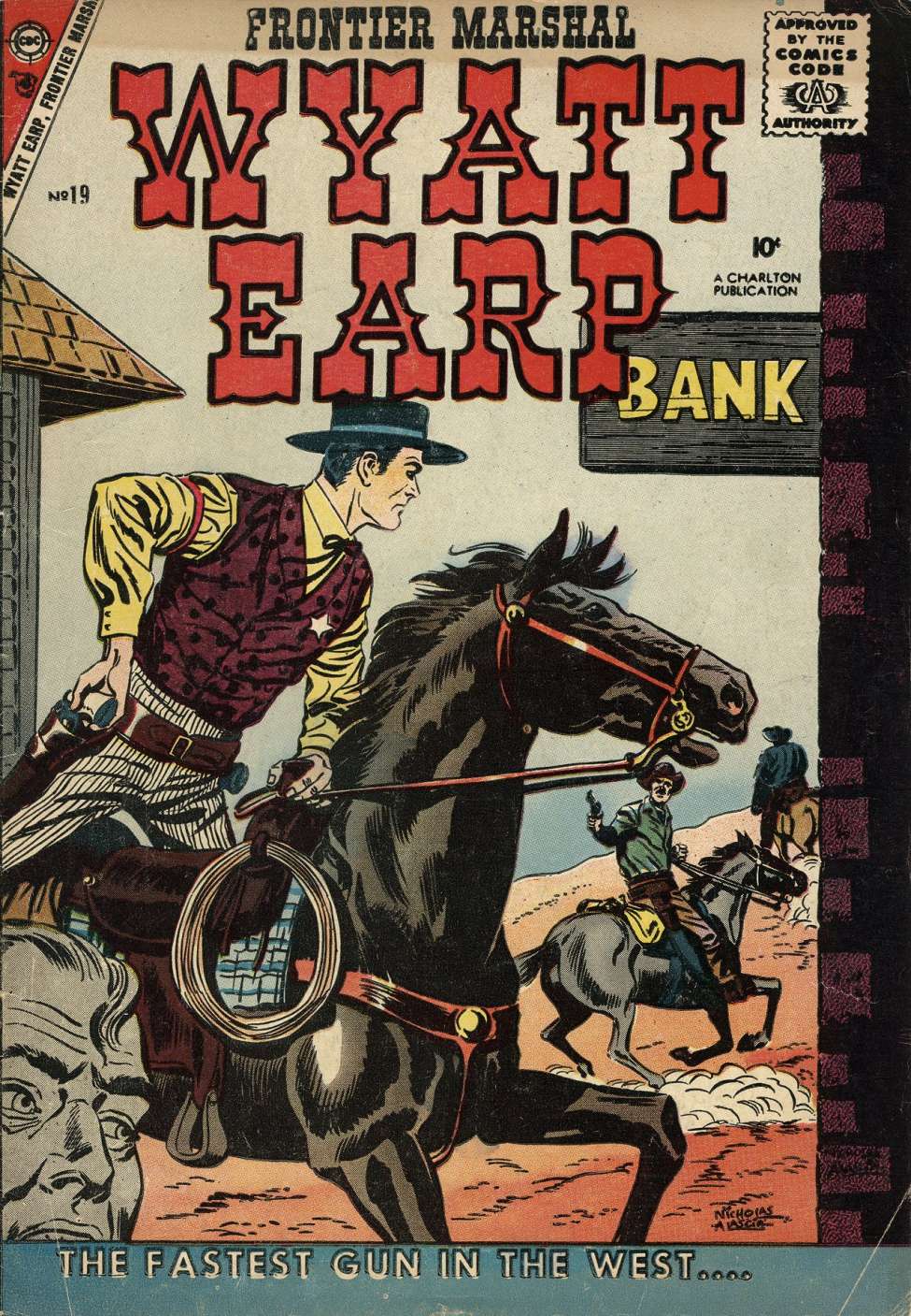 Comic Book Cover For Wyatt Earp Frontier Marshal 19
