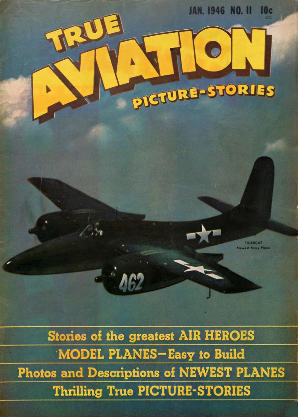 Comic Book Cover For True Aviation Picture Stories 11