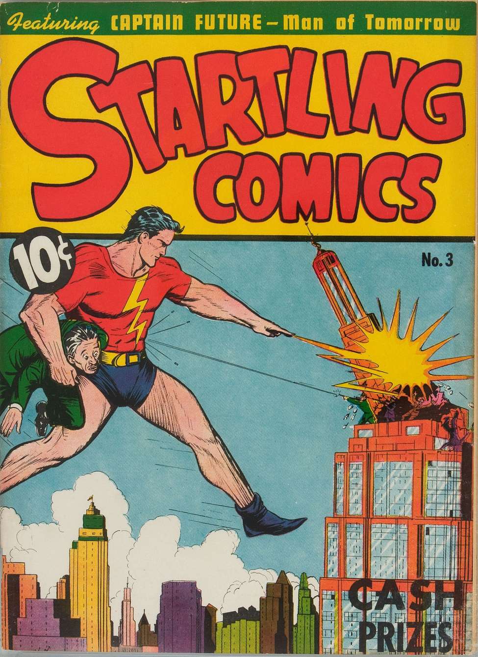 Comic Book Cover For Startling Comics 3