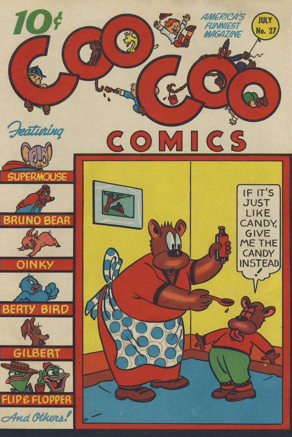 Comic Book Cover For Coo Coo Comics 27