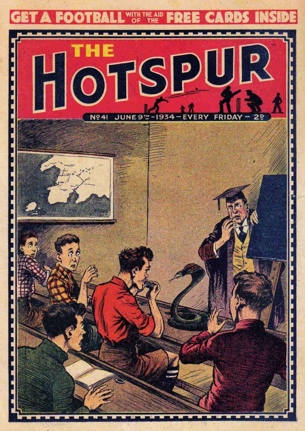 Comic Book Cover For The Hotspur 41