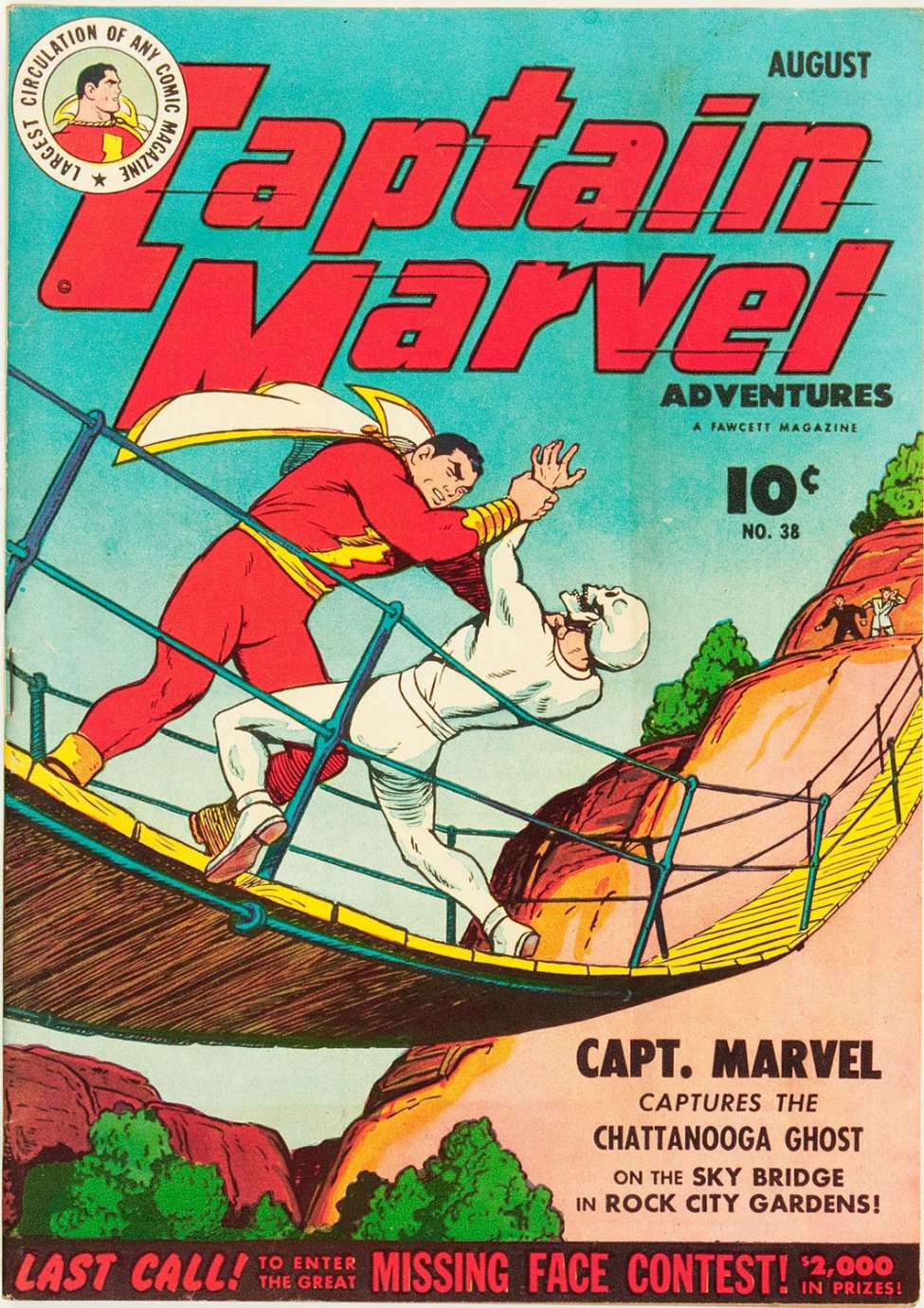 Book Cover For Captain Marvel Adventures 38 (paper/3fiche)